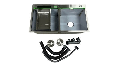 Chậu rửa đúc 2 Hộc Honorcy C100-8245 (304)