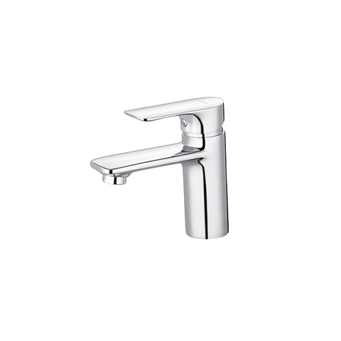 Vòi lavabo chậu rửa mặt Caesar B770CU nóng lạnh kèm nút xả nhấn