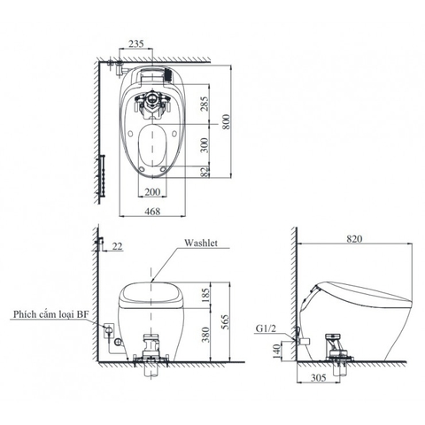 Bồn cầu điện tử TOTO CS901VT#NW1/T53P100VR Neorest NX II