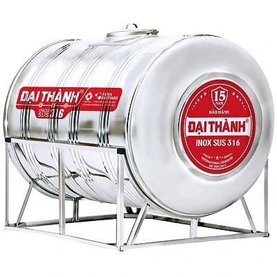 Bồn nước Inox 1500 lít ngang Đại Thành VIGO I316 (1500l)