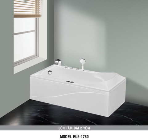 Bồn tắm dài Euroca EU5-1780 dài 1m7 xây