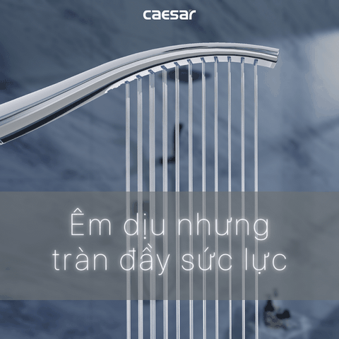 Sen tắm đứng âm tường Caesar BS641 nóng lạnh