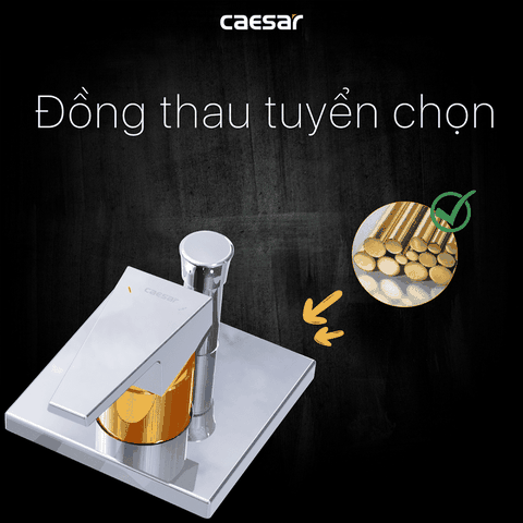Sen tắm đứng âm tường Caesar BS644 nóng lạnh