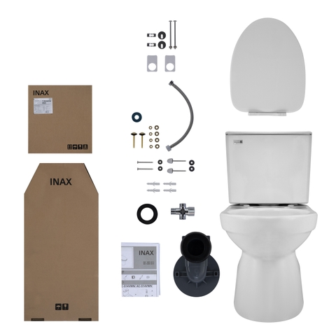 Bồn cầu 2 khối INAX AC-514VAN Sứ chống bám bẩn Aquaceramic