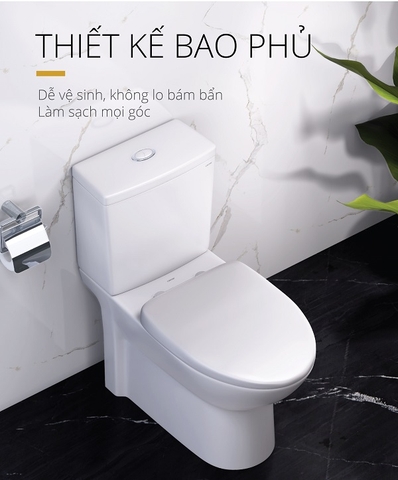 Bồn cầu 2 khối Caesar CD1340
