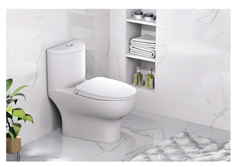 Bồn cầu 1 khối Caesar C1375 nắp êm