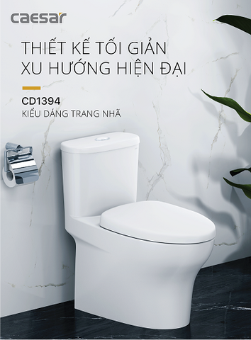 Bồn cầu 1 khối Caesar C1394