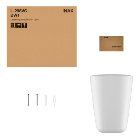 Chân lavabo chậu rửa mặt INAX L-298VC (L298VC)