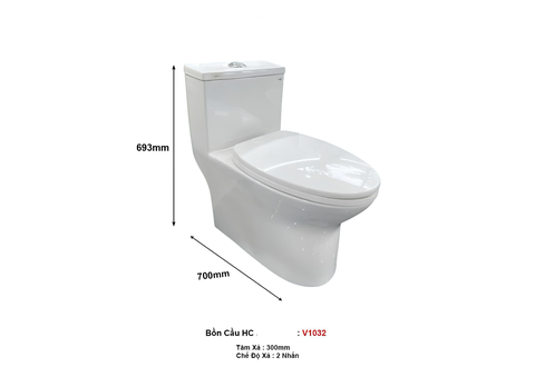 Bàn cầu 1 khối HC V1032