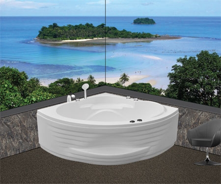 Bồn tắm góc Euroca EU5-1200 dài 1m2