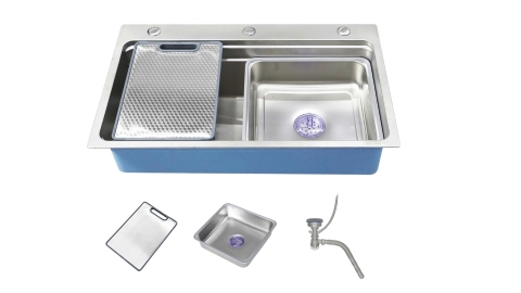 Chậu Rửa Chén 1 Hộc Chống Trày C-89 INOX 304