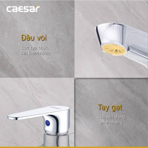Vòi sen tắm nước lạnh Caesar S063C