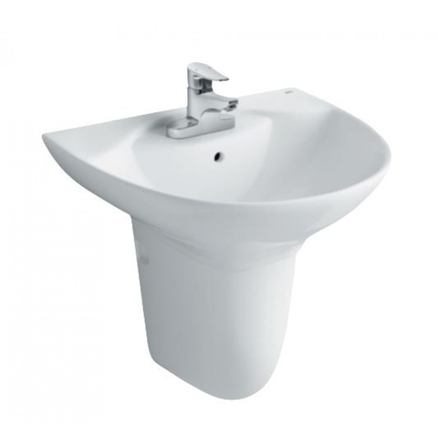 Lavabo chậu rửa mặt INAX L-288V treo tường + chân ngắn (L288V)