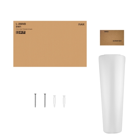 Lavabo chậu rửa mặt INAX L-288V treo tường + chân dài (L288V)