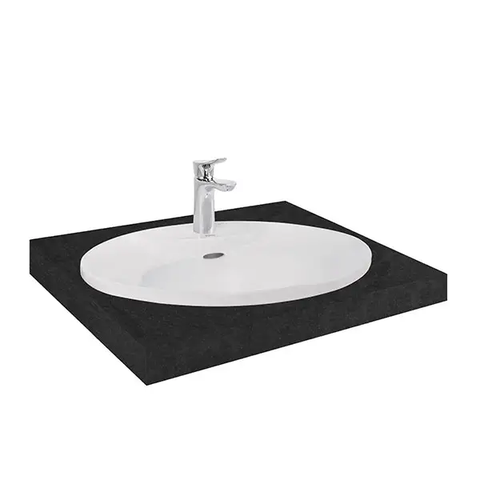 Lavabo chậu rửa mặt TOTO L909C#XW bán âm sứ chống bám bẩn