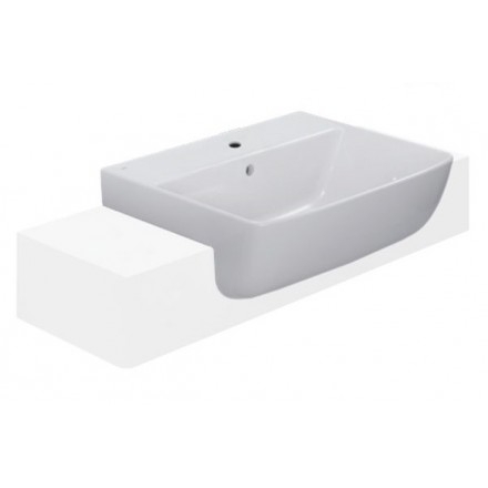 Lavabo chậu rửa mặt INAX L-345V bán âm (L345V)