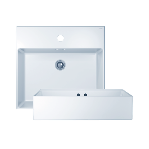 Lavabo chậu rửa mặt Caesar LF5263 đặt bàn