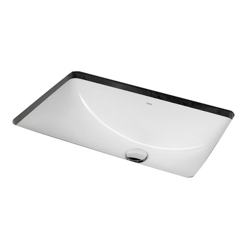 Lavabo chậu rửa mặt TOTO LW1536V#XW âm bàn sứ chống bám bẩn