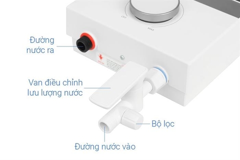 Máy tắm nước nóng trực tiếp Toshiba 4500W TWH-45MCNVN(W)-WB không bơm