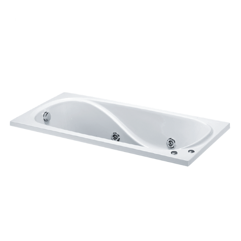 Bồn tắm dài Caesar MT0170 dài 1m7 loại xây có massage