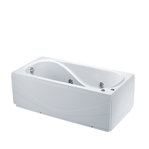 Bồn tắm dài Caesar MT0150L(R) dài 1m5 loại chân yếm có massage