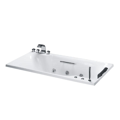 Bồn tắm dài Caesar MT0870a loại xây massage dài 1m7