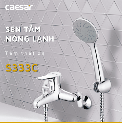 Vòi sen tắm nóng lạnh Caesar S333C