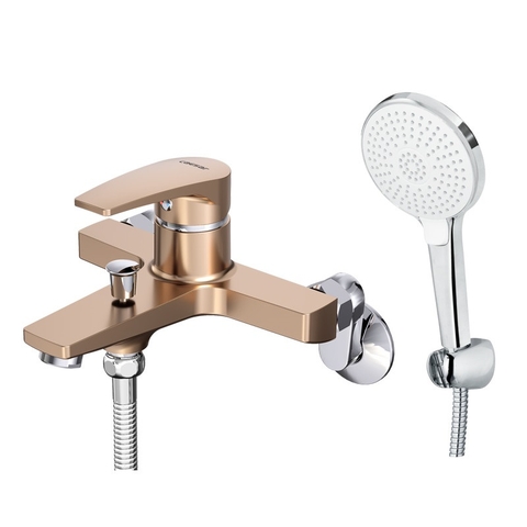 Vòi Sen CAESAR S393CG Màu Nâu Đồng Tay Sen Massage