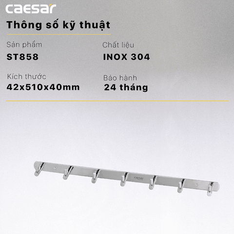 Móc áo Caesar ST858 Inox 304