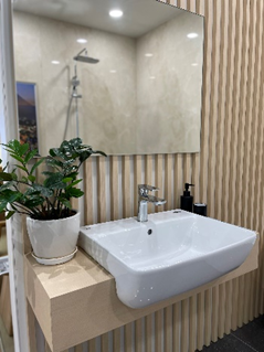 Lavabo chậu rửa mặt INAX L-345V bán âm (L345V)