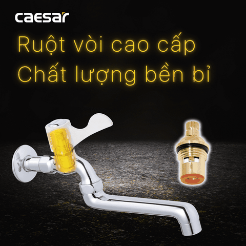 Vòi gắn tường Caesar WL027C