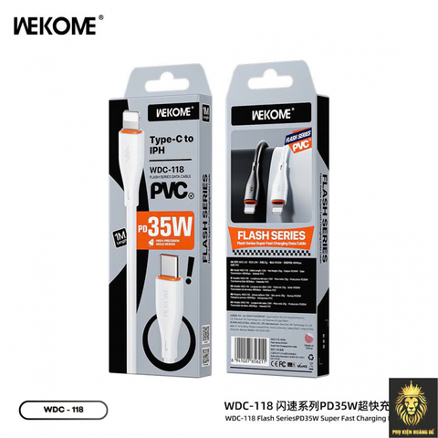 Cáp sạc TypeC-lighting Wekome WDC 118