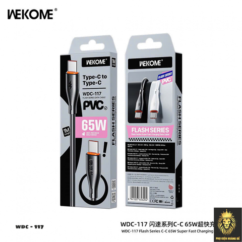 Cáp sạc TypeC-Typec Wekome WDC 117