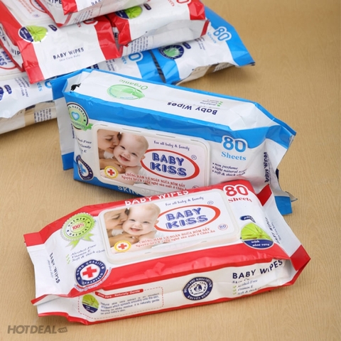 Khăn Giấy Ướt Baby Wipes 80g 1 gói