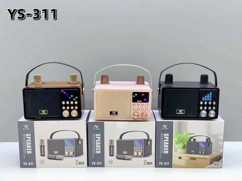 Loa Karaoke Bluetooth kèm 2 Micro hát YOSD Ys-A313