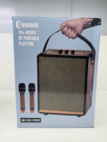 Loa Karaoke Bluetooth kèm 2 Micro hát Ys M100 Pro