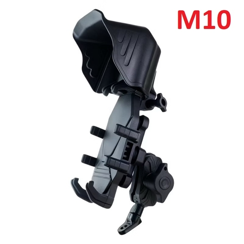 Kệ Xe máy đỡ điện thoại Chân Gương Xe Máy M10 (Có Mũ)