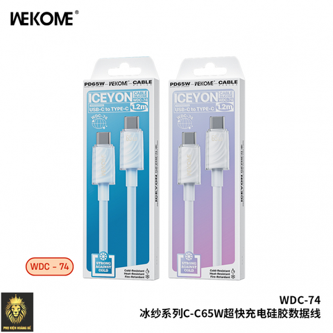 Cáp sạc TypeC-TypeC Wekome wdc-74