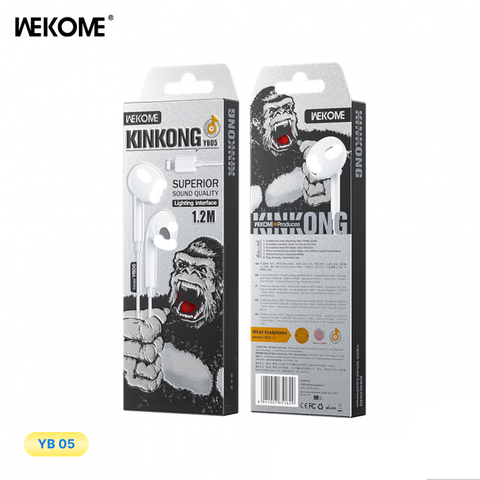 Tai nghe dây đầu Lighting Wekome YB05 ip