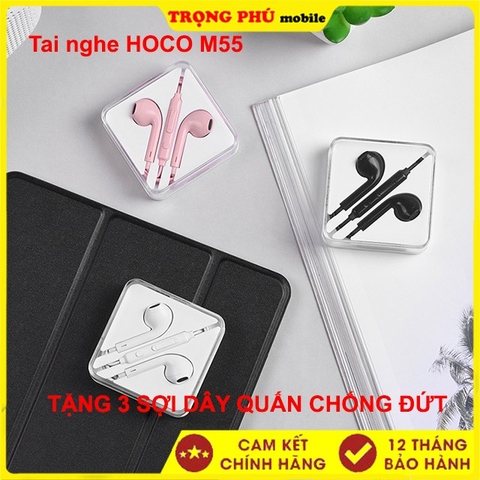 Tai nghe dây Đầu tròn Hoco M55