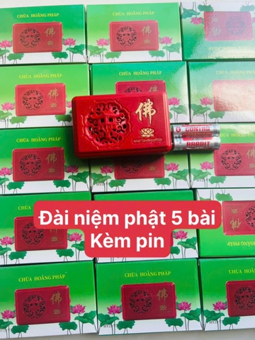 Loa niệm phật, đài nghe pháp kèm 5 bài kinh
