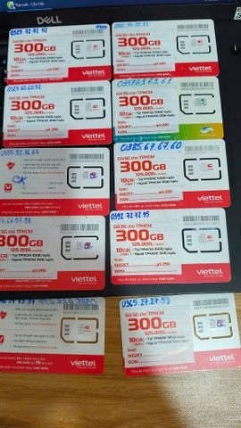 Sim Viettel Số đẹp 390k