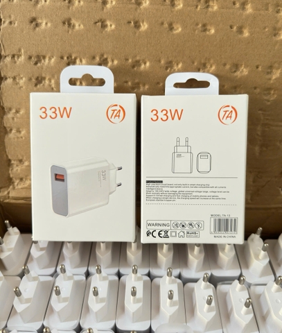 Cốc sạc USB 33w TA-13 cho các dòng Xiaomi 90k