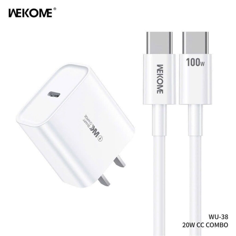 Bộ sạc TypeC-TypeC Wekome WU-38 20w