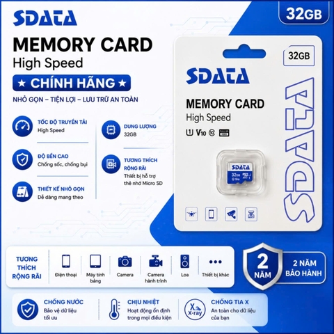 Thẻ nhớ Micro Sdata hãng