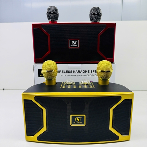 Loa Karaoke Bluetooth kèm 2 Micro hát YOSD Ys-A211