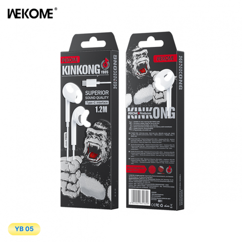 Tai nghe dây đầu TypeC Wekome YB05 typec
