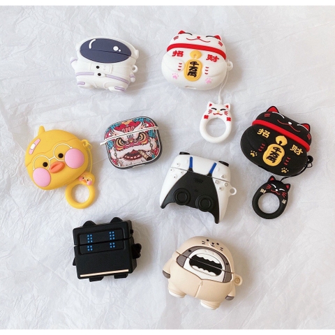 Ốp, Bao đựng Airpod 3 Thú hình nổi