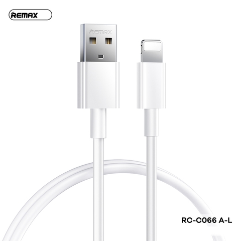Cáp sạc Usb-Lighting  2.4A Trắng Remax RC-C066ios