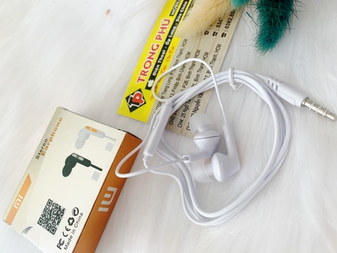 Tai nghe dây Đầu tròn xiaomi hộp giấy